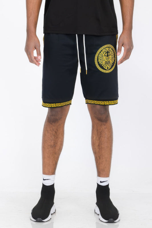 Mens Black And Gold Detail Shorts – New Arrival Now Live