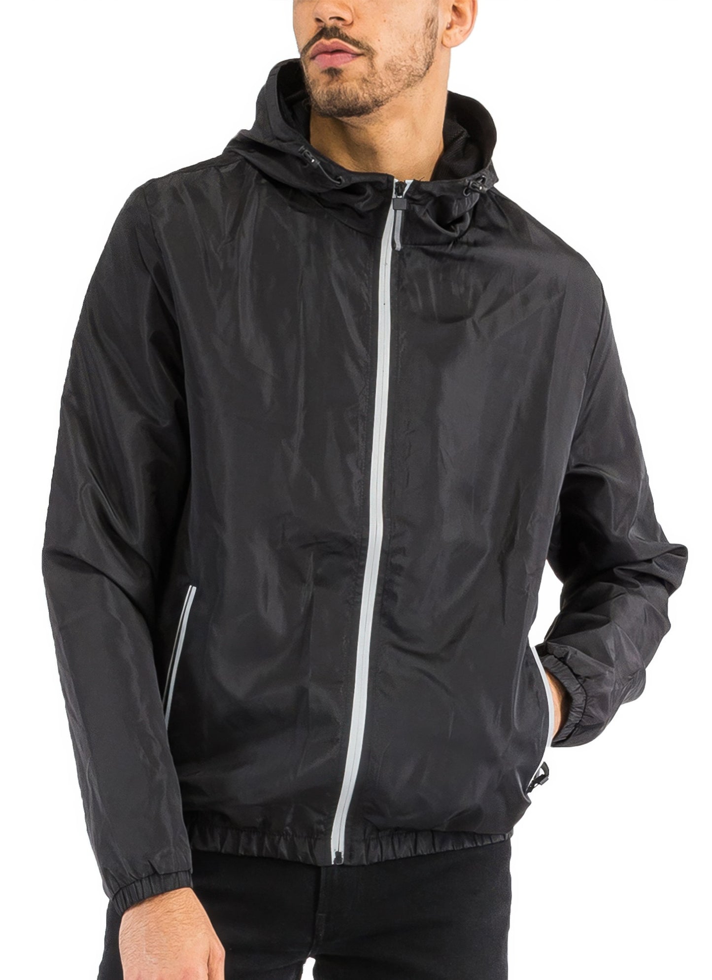 New Arrival – Light Weight Hooded Water Proof Reflective Jacket – New Arrival Now Live