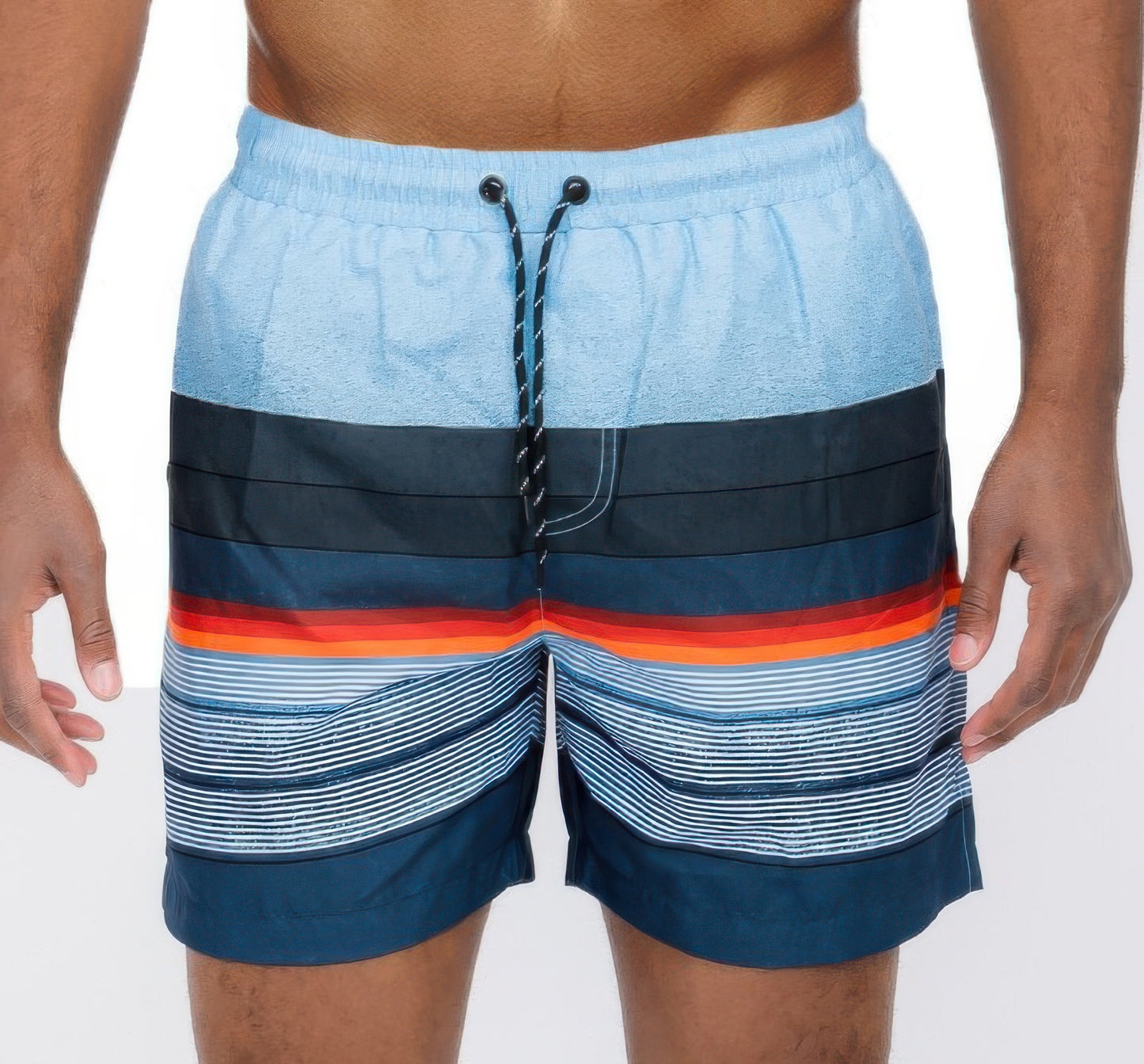 New Arrival – Blue Stripes Swim Shorts – New Arrival Now Live