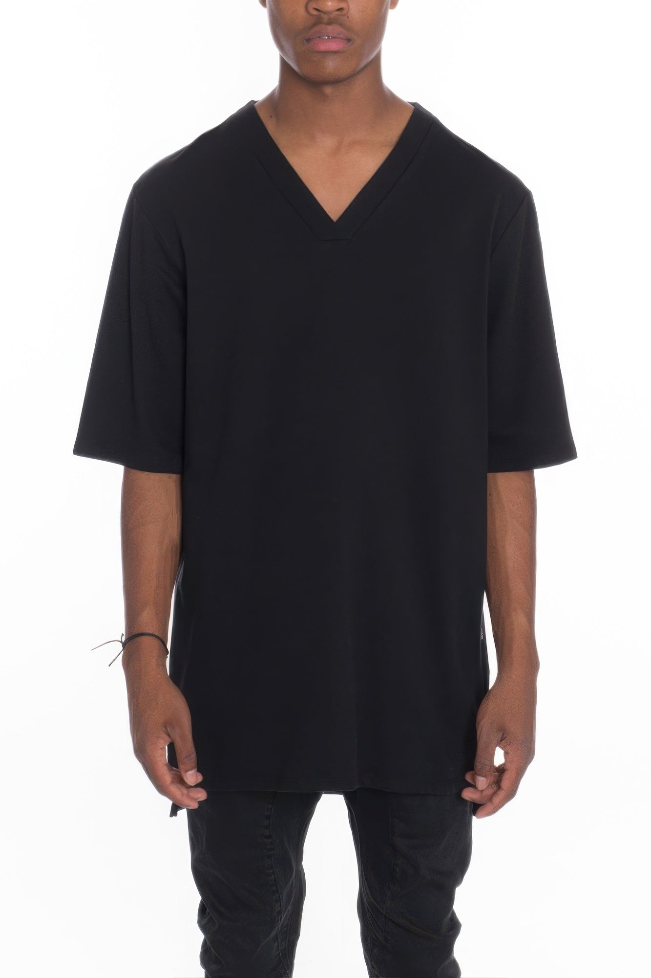 Mens Cotton Vneck French Terry Tshirt – New Arrival Now Live