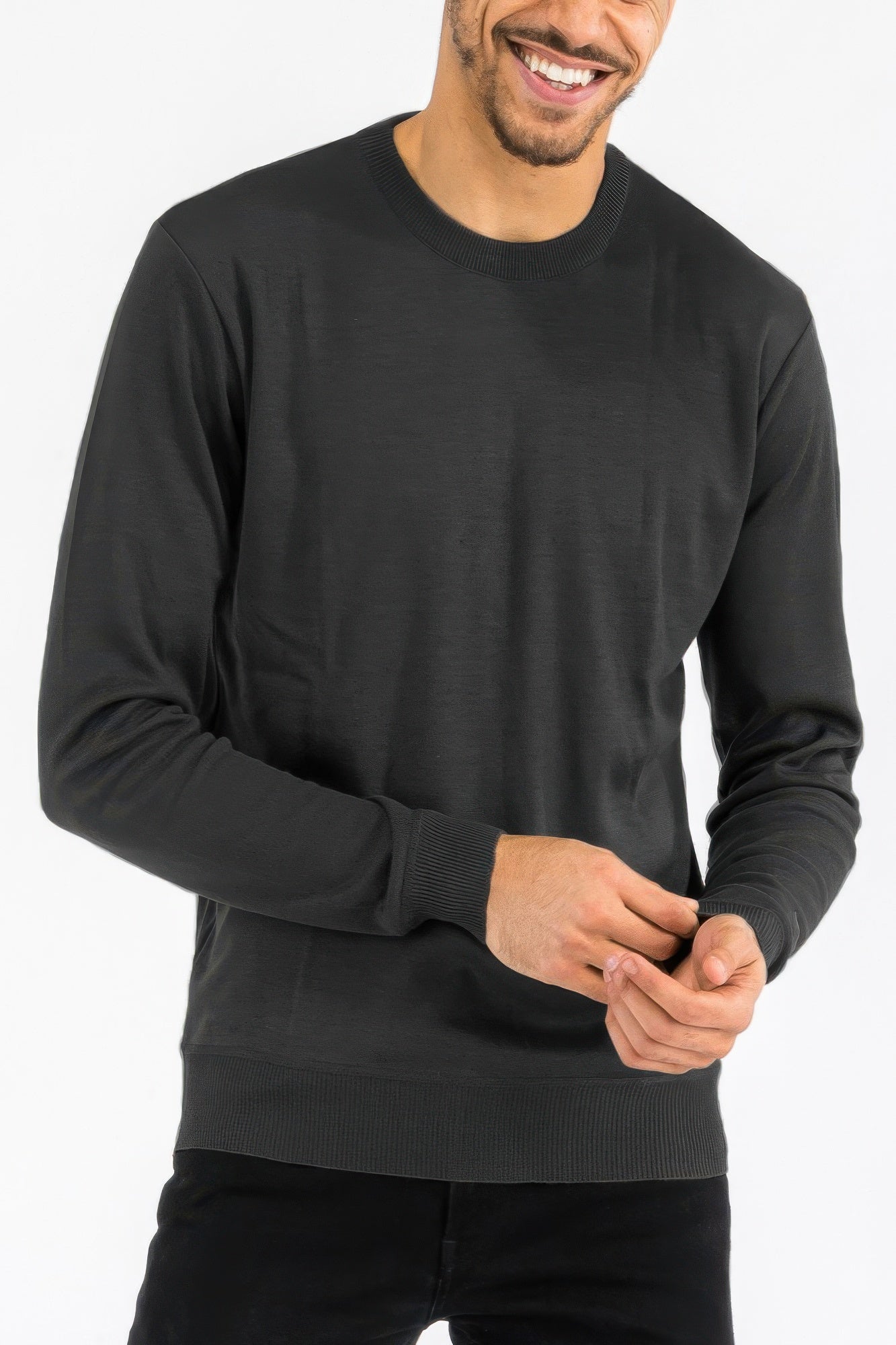 Solid Color Round Neck Sweater – New Arrival Now Live