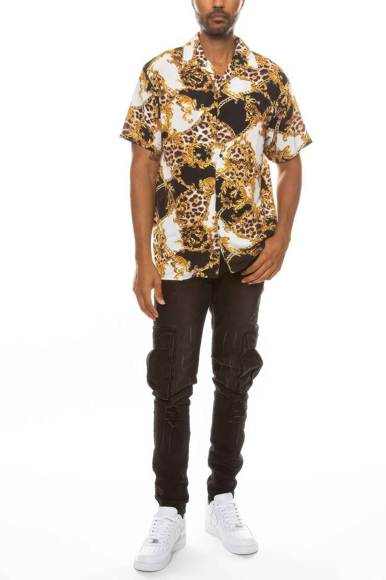 Leopard Cheetah Button Down Shirtutton Down Shirt – New Arrival Now Live