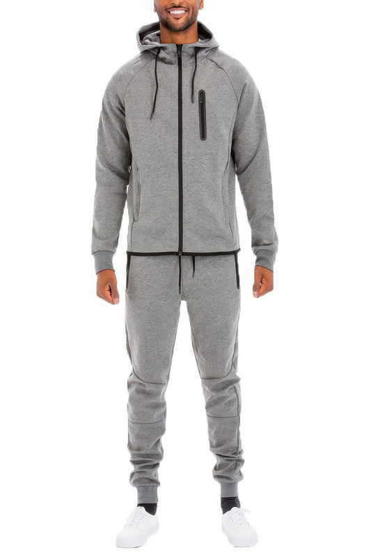 New Arrival – Mens Full Zip Sweat Pant Sweat Set – New Arrival Now Live