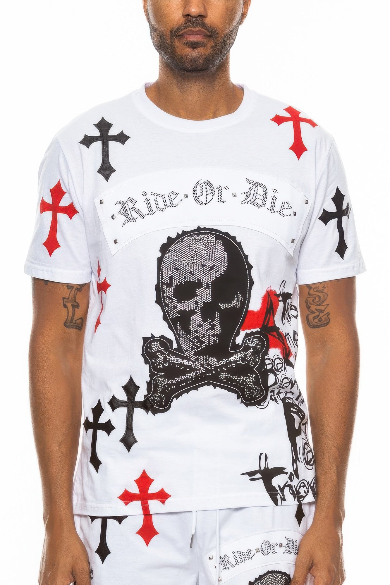 New Arrival – Cotton Print Chome Cross Thirt – New Arrival Now Live