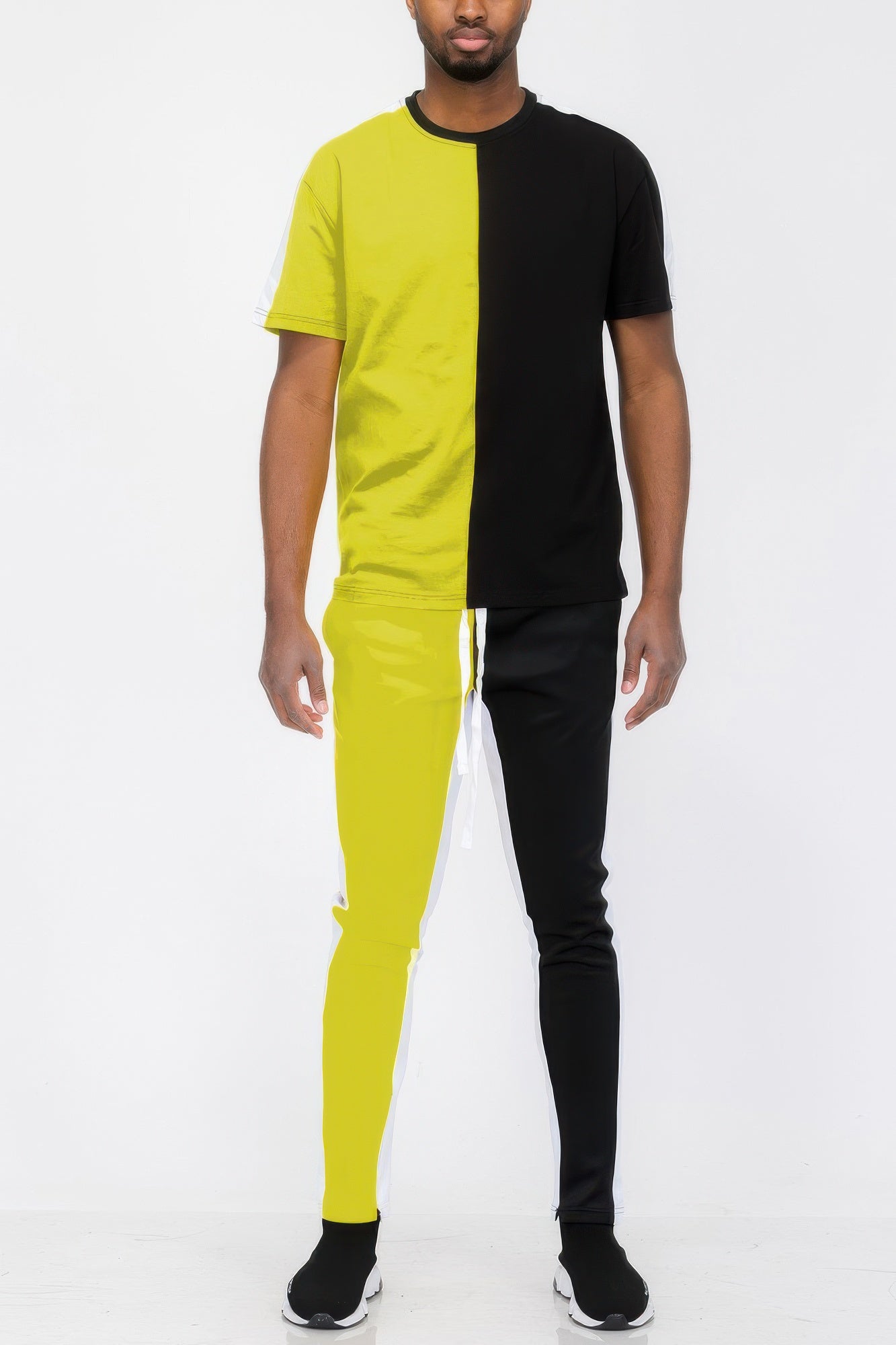 New Arrival – Two Tone Color Block Track Pant Jogger – New Arrival Now Live
