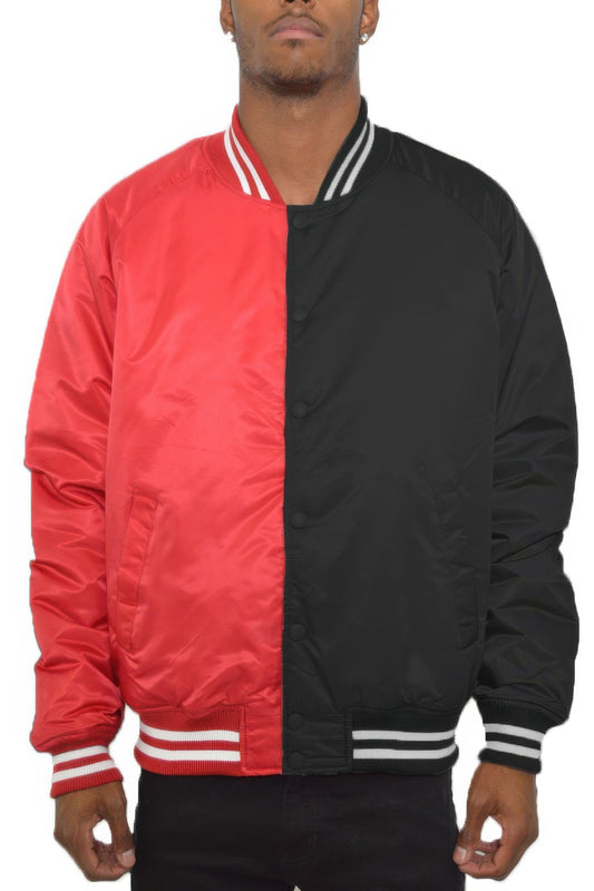 Color Block Two Tone Varsity Jacket – New Arrival Now Live
