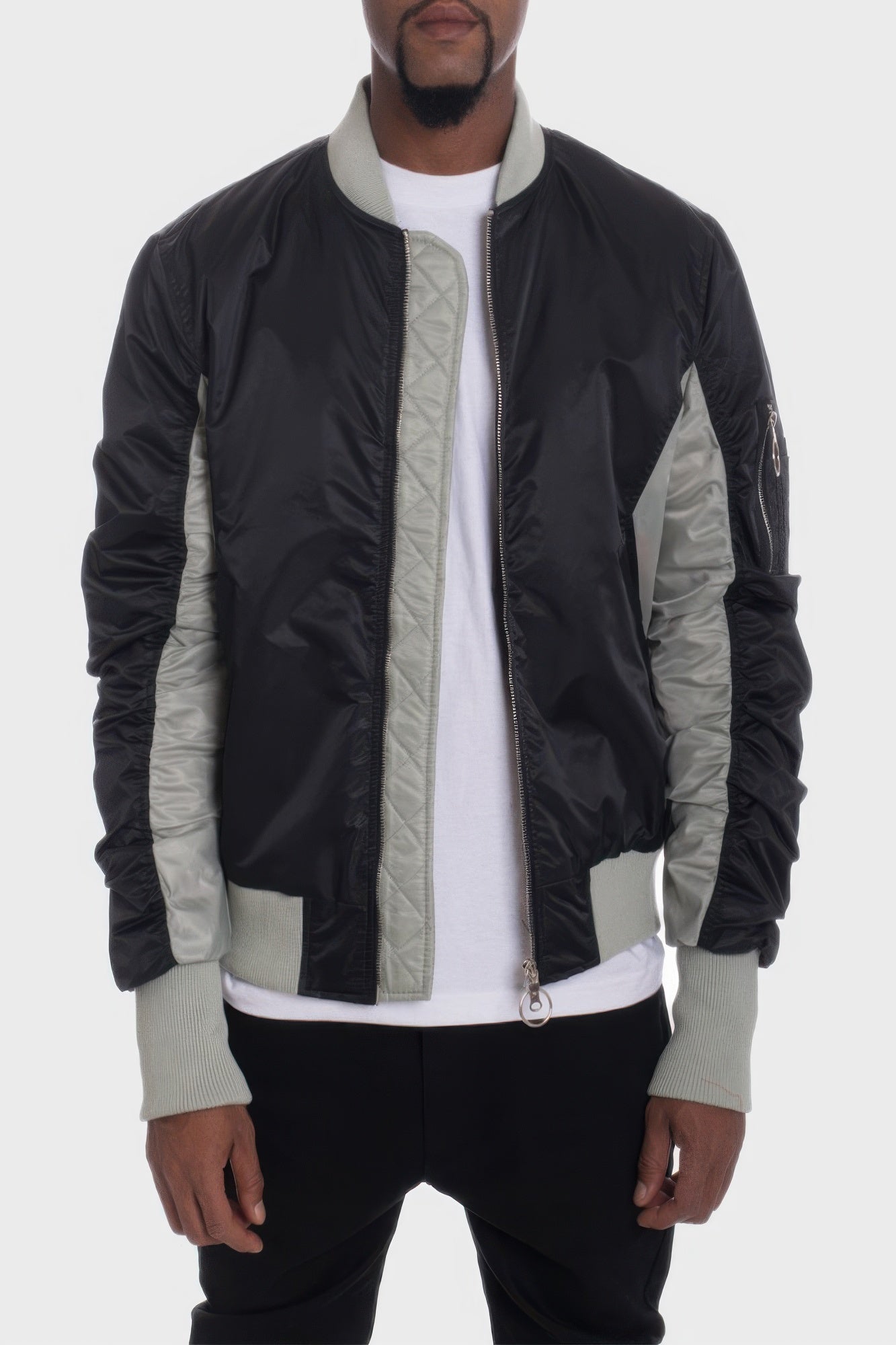 New Arrival – Two Tone Color Block Bomber Jacket – New Arrival Now Live