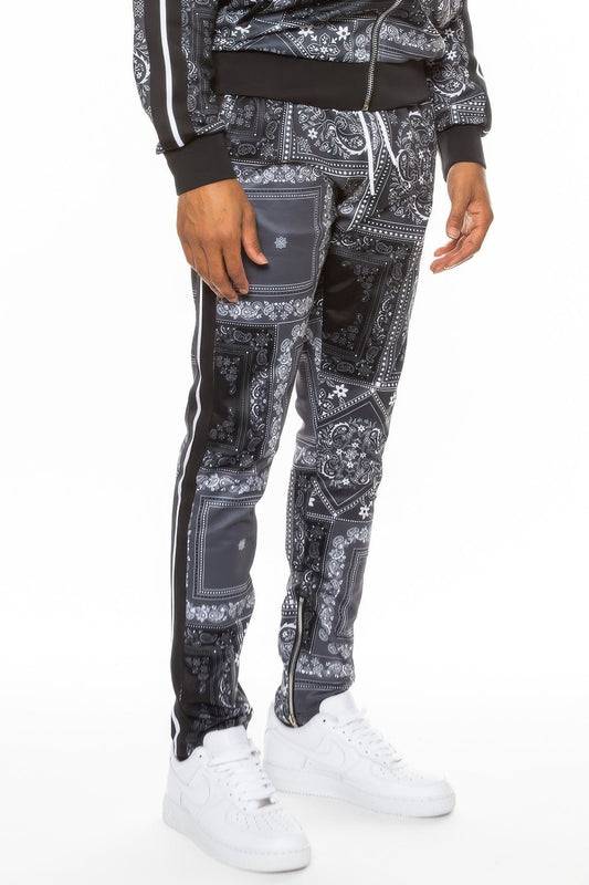 Paisley Bandana Print Track Pants – New Arrival Now Live