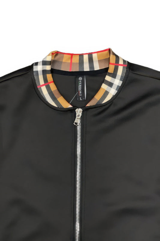 Checkered Plaid Zip Light Track Jacket – New Arrival Now Live