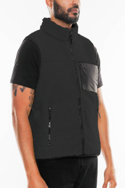 Padded Sherpa Fleece Vest – New Arrival Now Live
