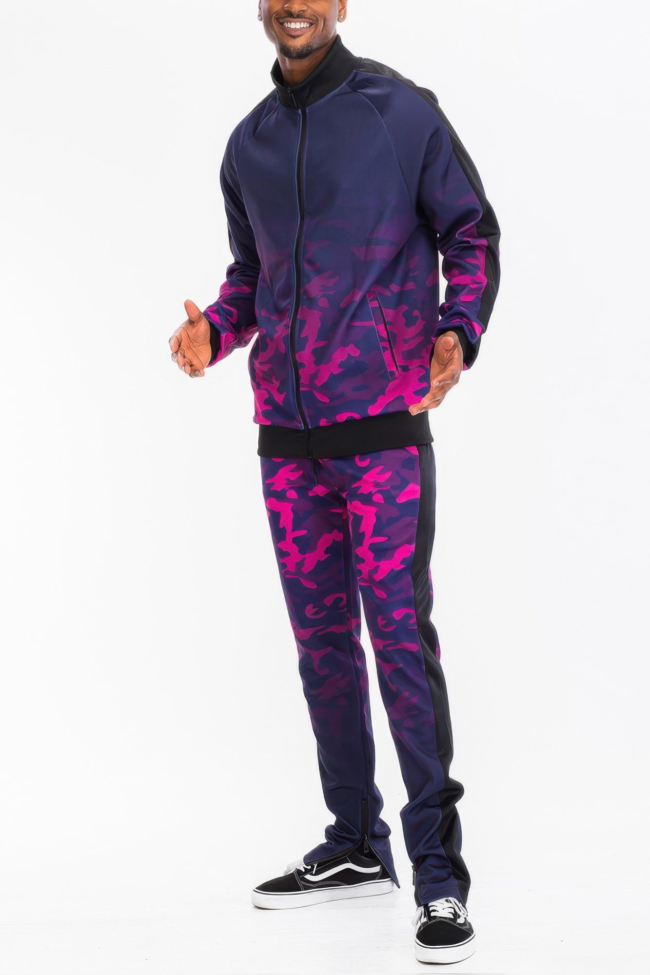 New Arrival – Mens Camo Ombre Print Track Pants – New Arrival Now Live