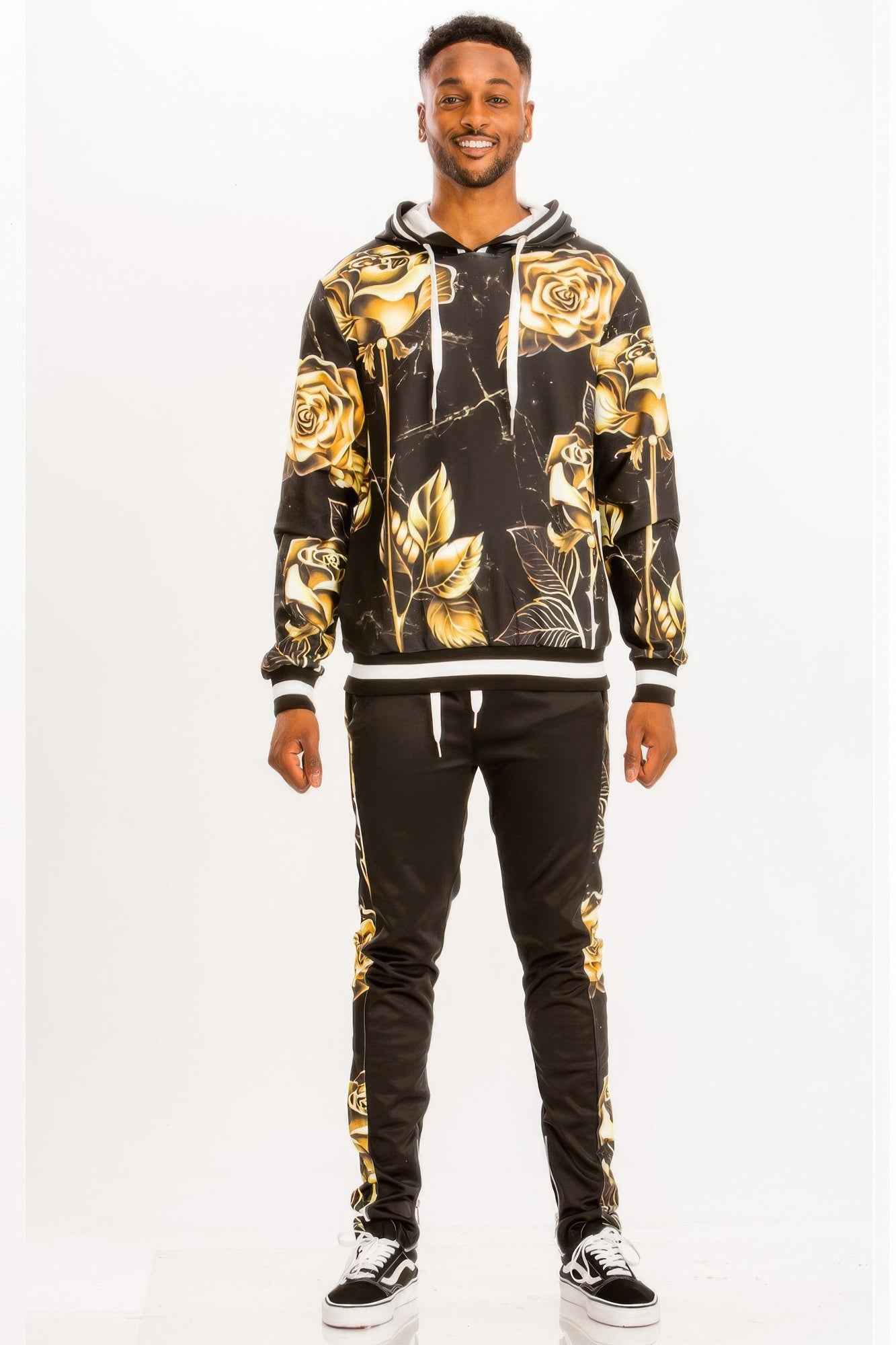 New Arrival – Print Hoodie And Sweat Set – New Arrival Now Live