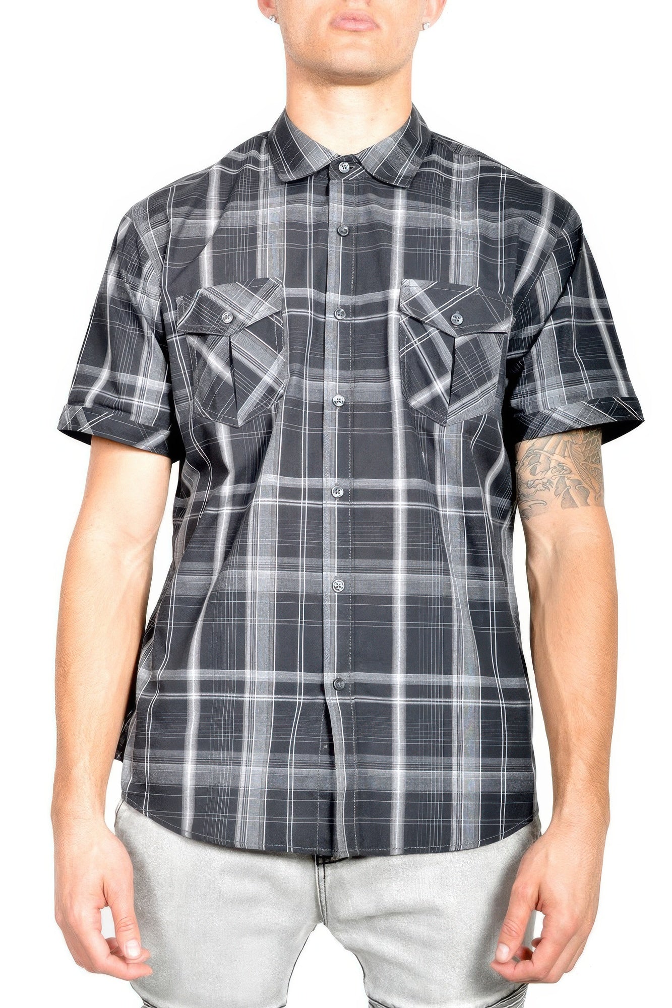 New Arrival – Men's Casual Short Sleeve Plaid Shirts – New Arrival Now Live