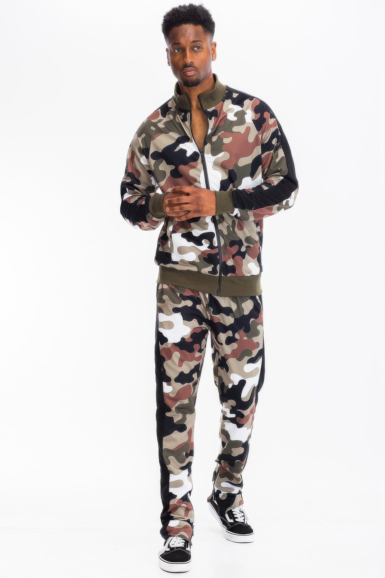 New Arrival – Full Camo With Stripe Track Bottom Pants – New Arrival Now Live