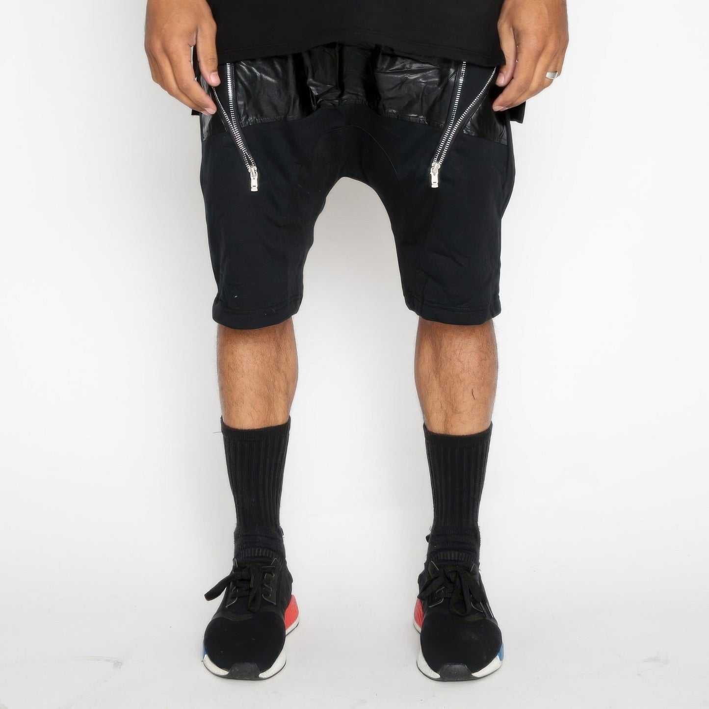 New Arrival – Leather Front Moto Short Pants – New Arrival Now Live