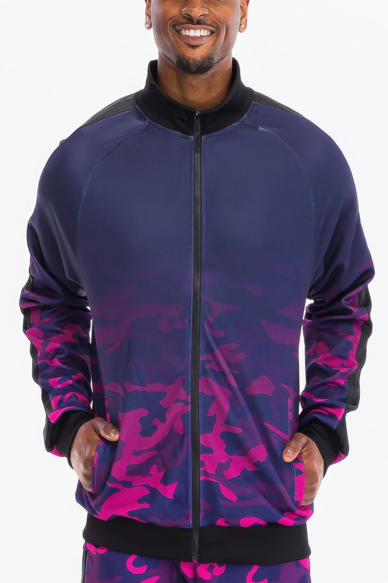 New Arrival – Mens Camo Ombre Track Jacket – New Arrival Now Live