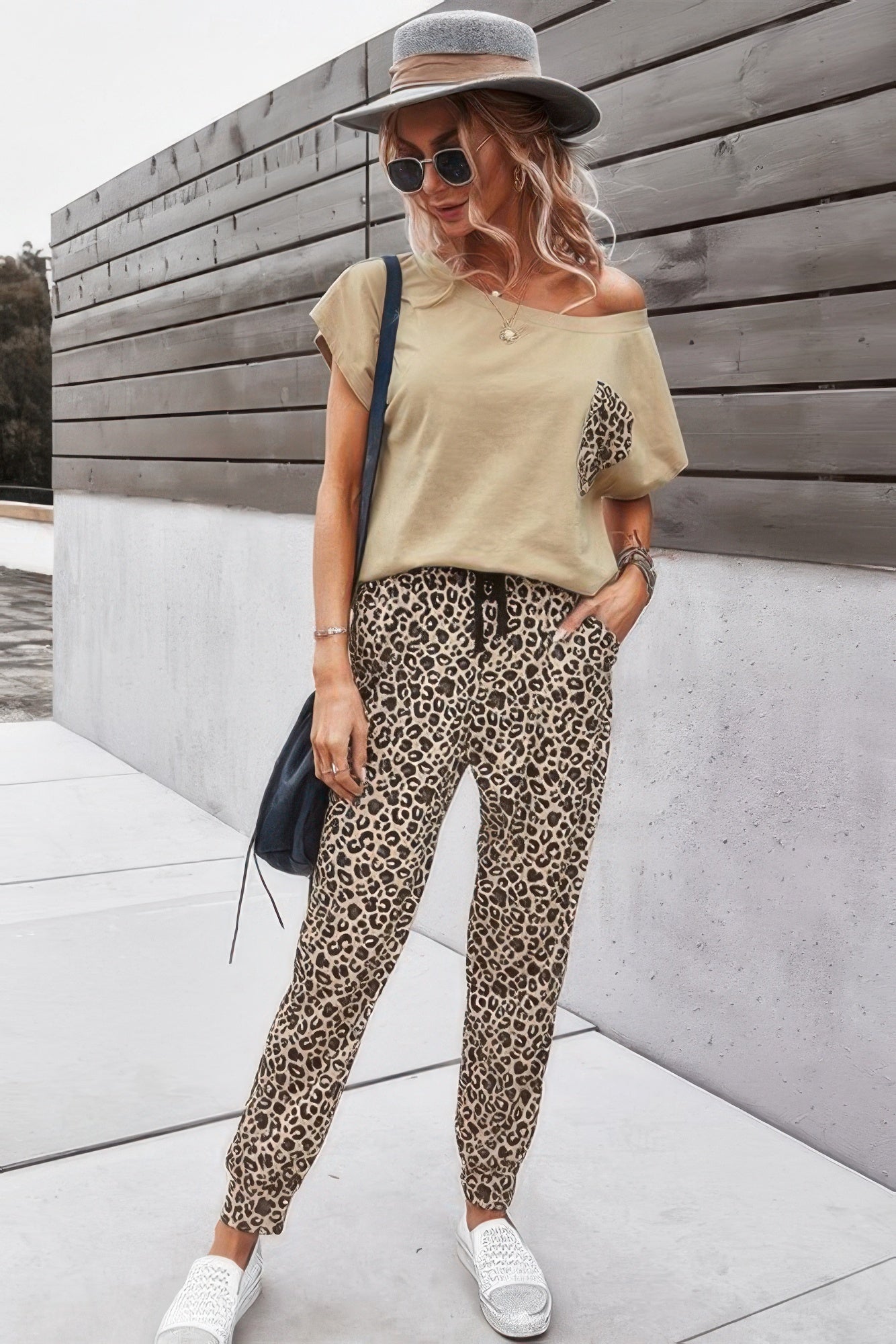 New Arrival – Two Pieces Leopard Print Shirt And Pant Sets – New Arrival Now Live