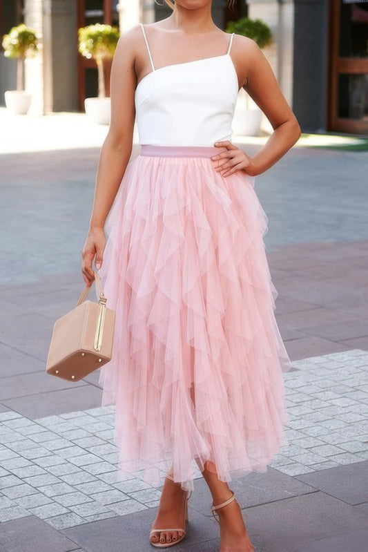 New Arrival – A Line Long Tulle Tiered Skirts – New Arrival Now Live