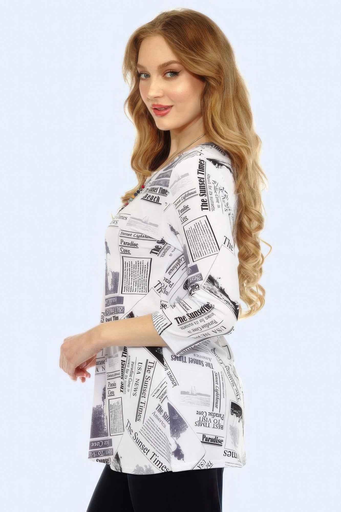 Bns Round Nk Band Tunic Top