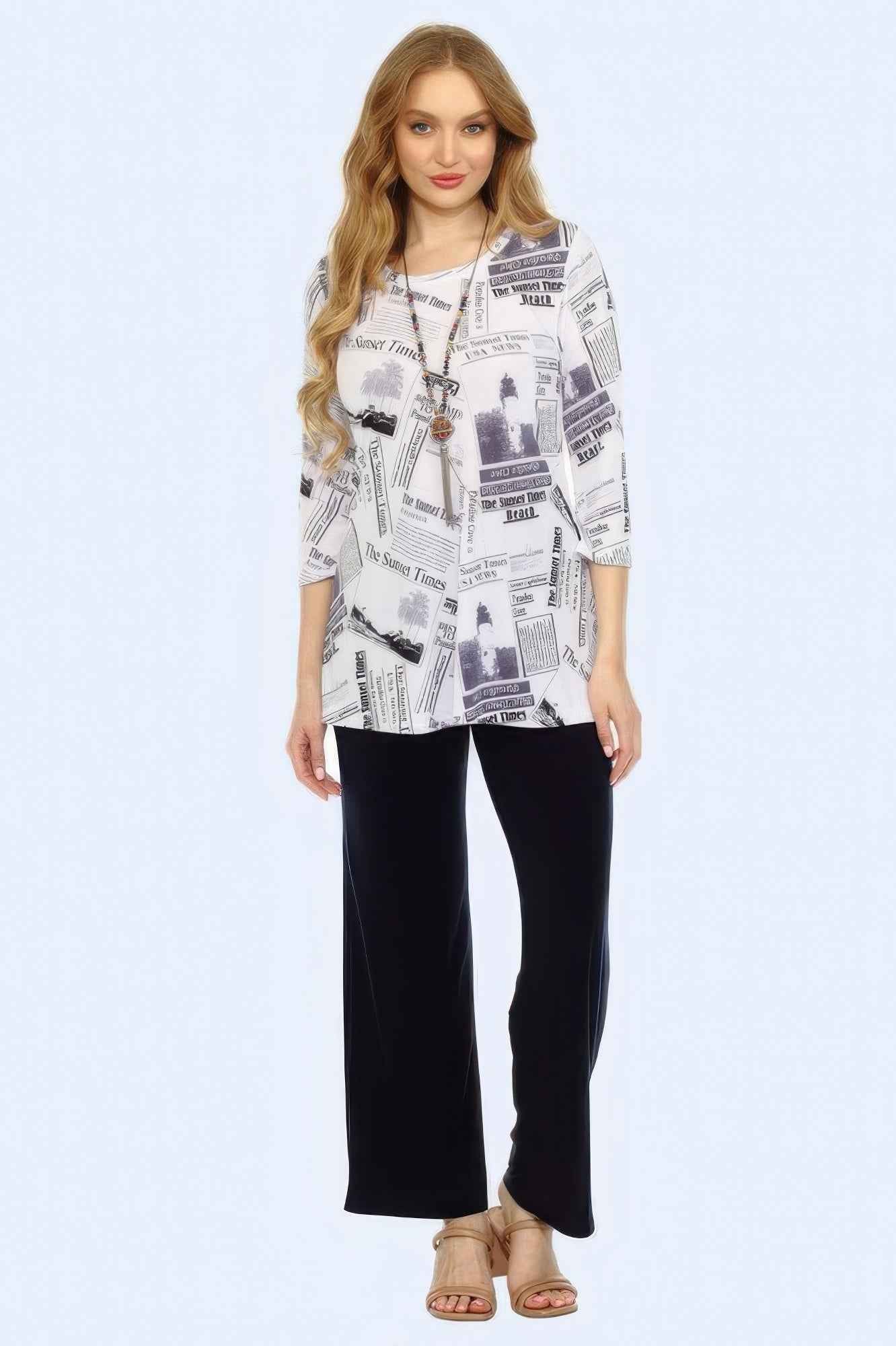 Bns Round Nk Band Tunic Top