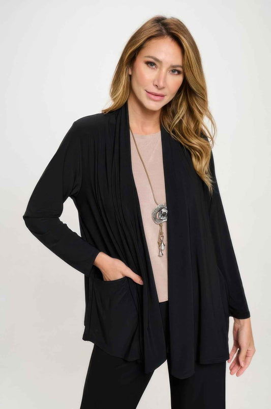 Pocket Draped Cardigan