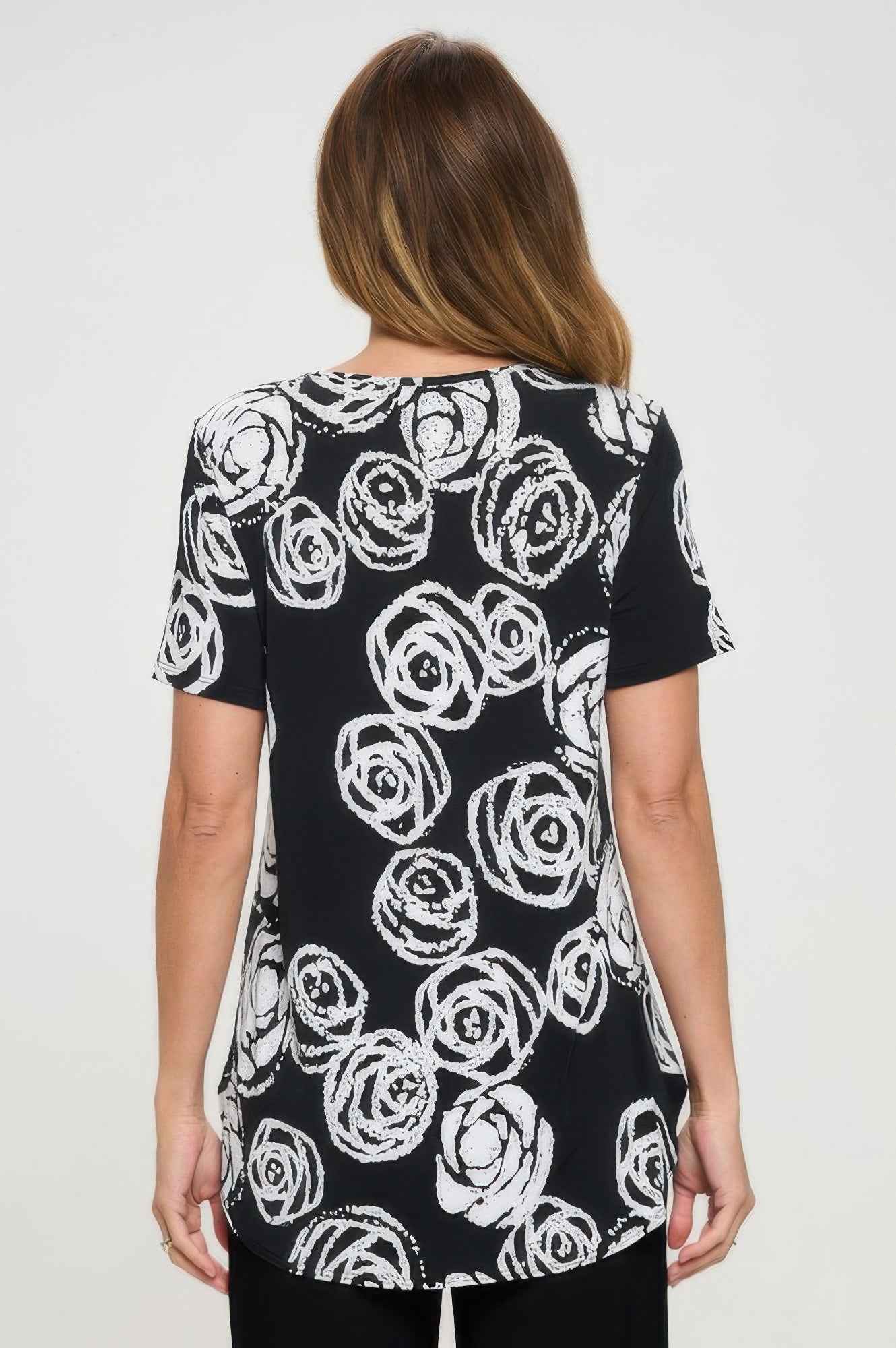 Hit V-neck Binding Top