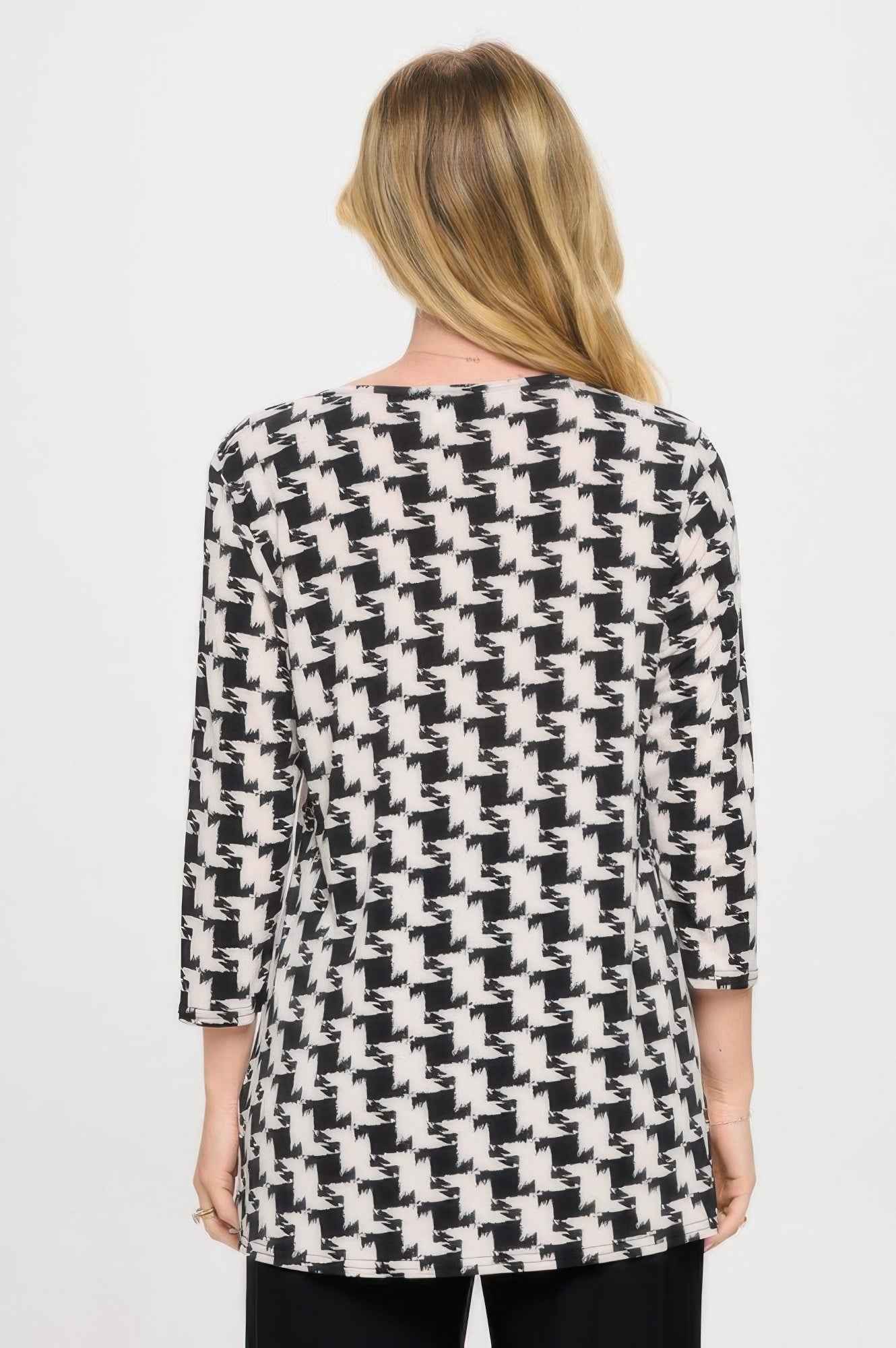 Hit V-neck Band Top W/vent