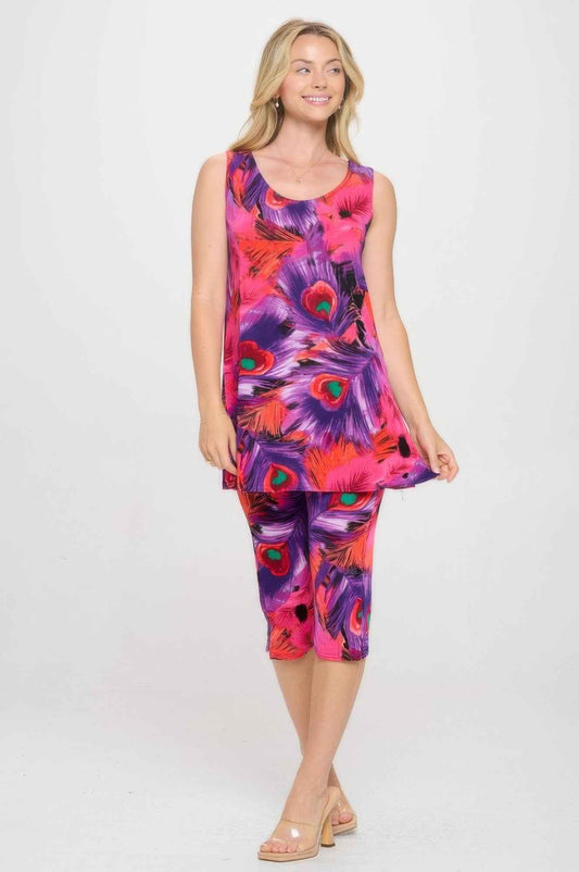 Bns Tank Capri Pants Set