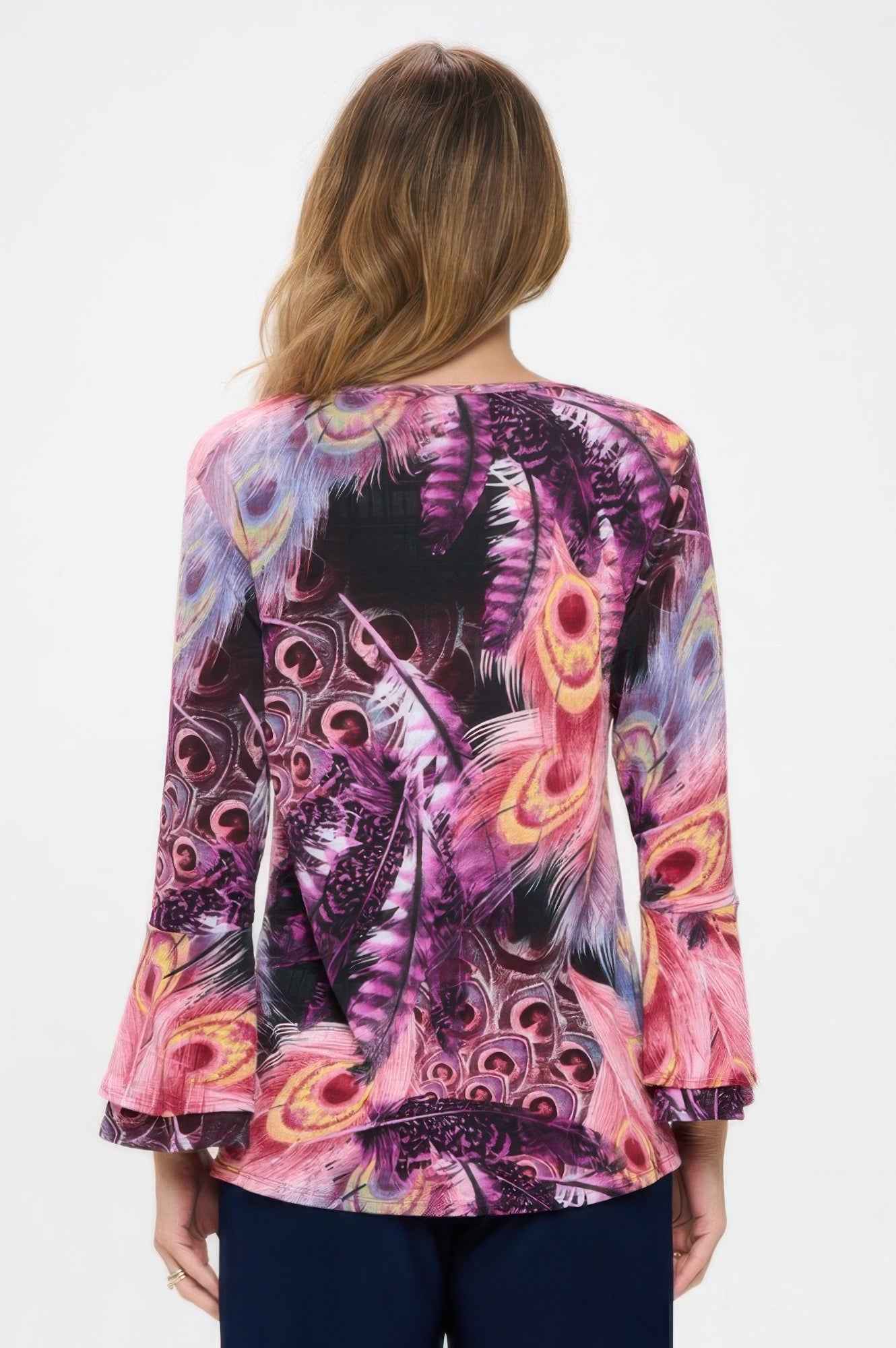 Cl Fabric V-neckline Tulip Tunic