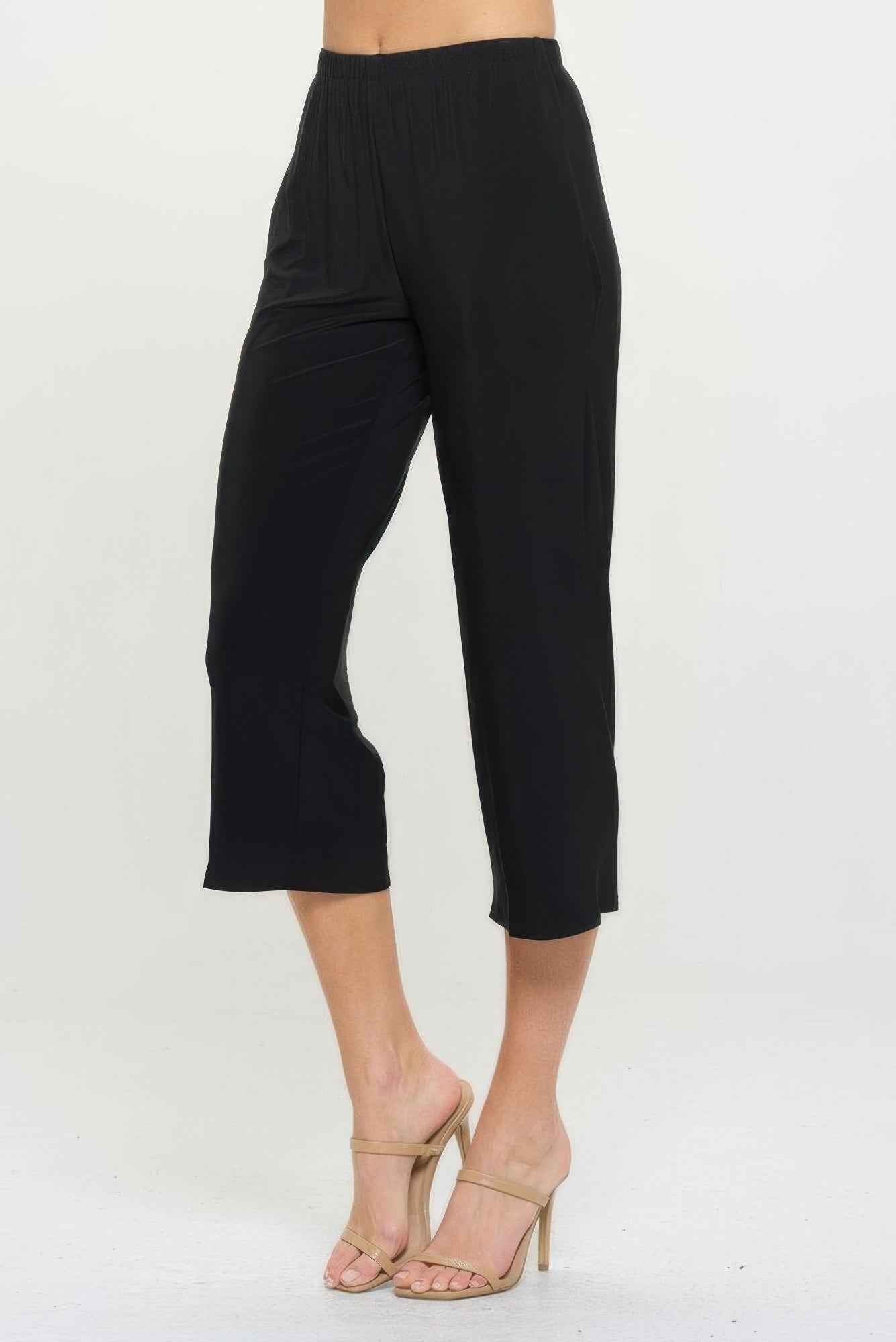 Hit Wide Leg Ankle Length Pants