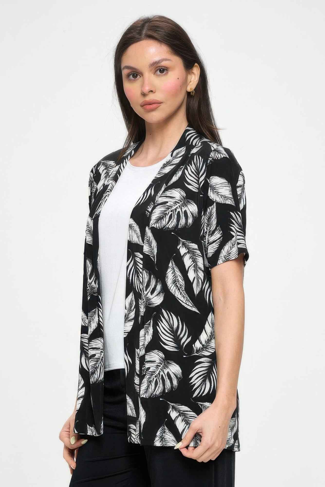 Print Bns Drape Jacket