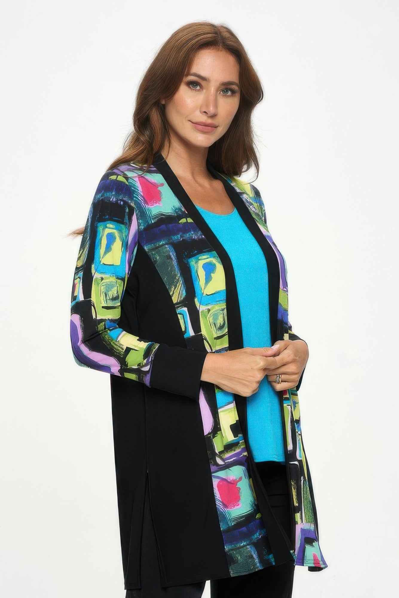 Ity Contrast Cardigan