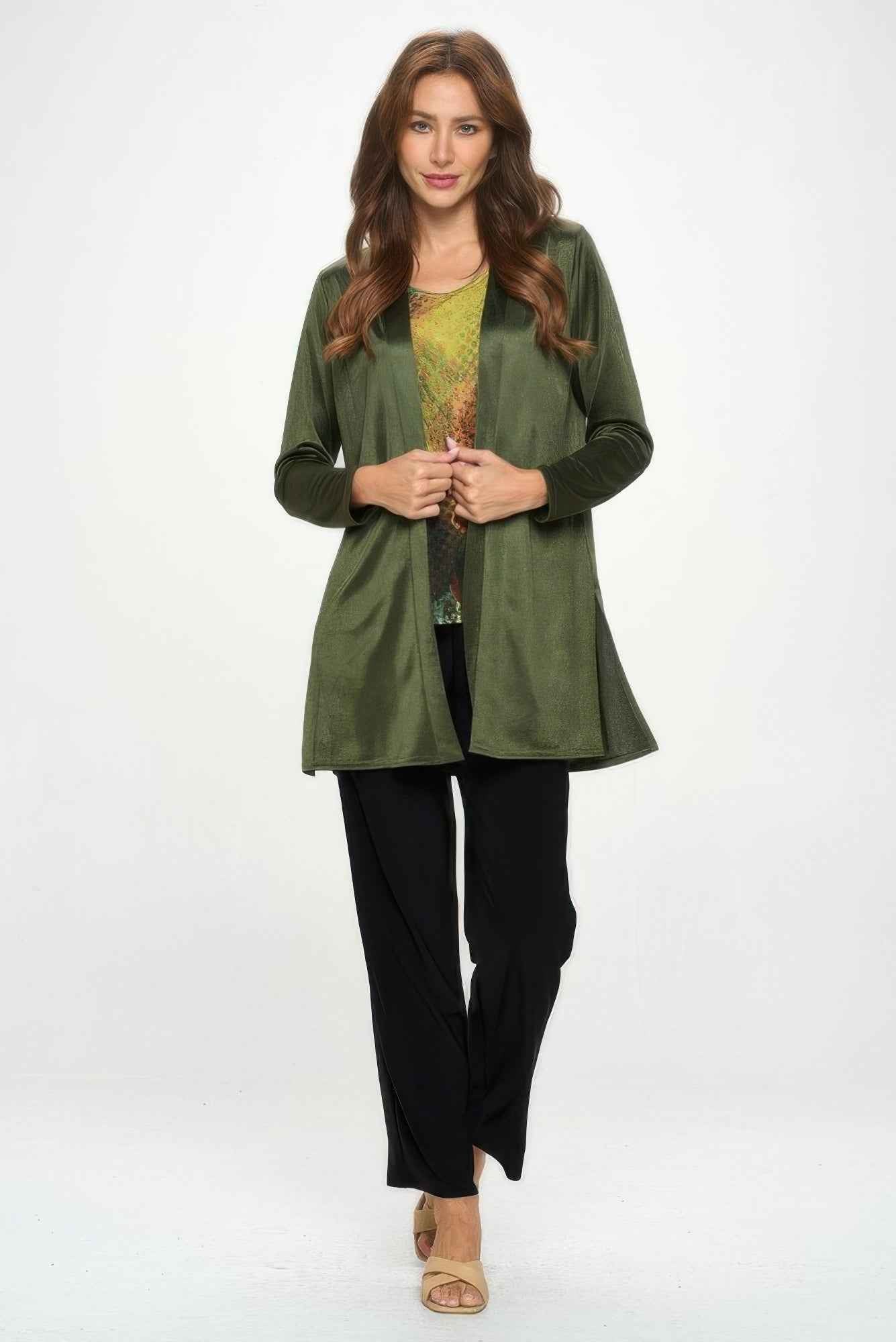 Satin Washer Duster Jacket