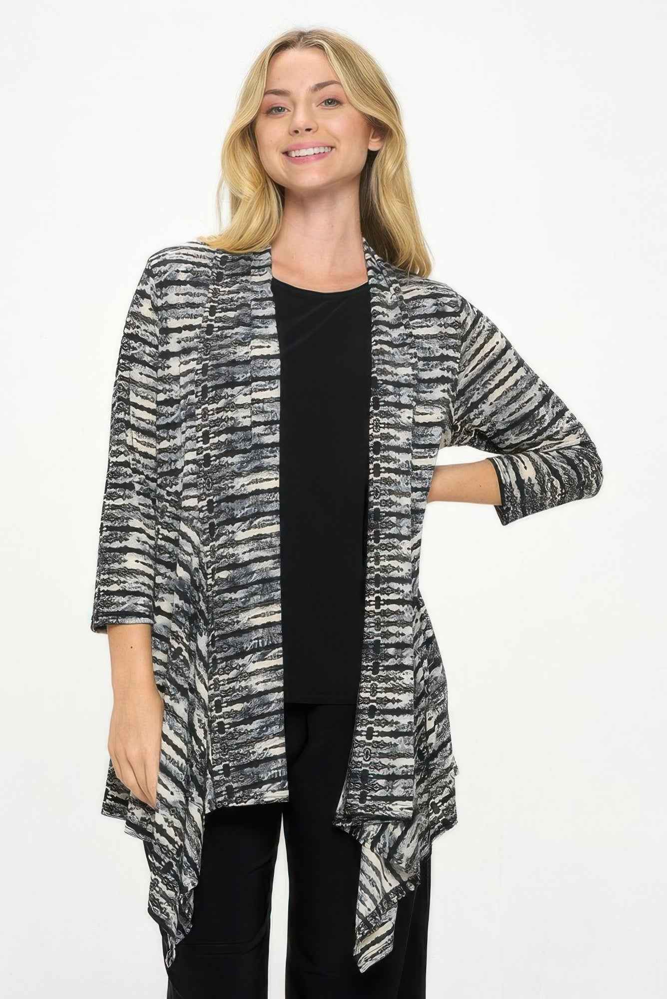 Ity Draped Wrap Jacket