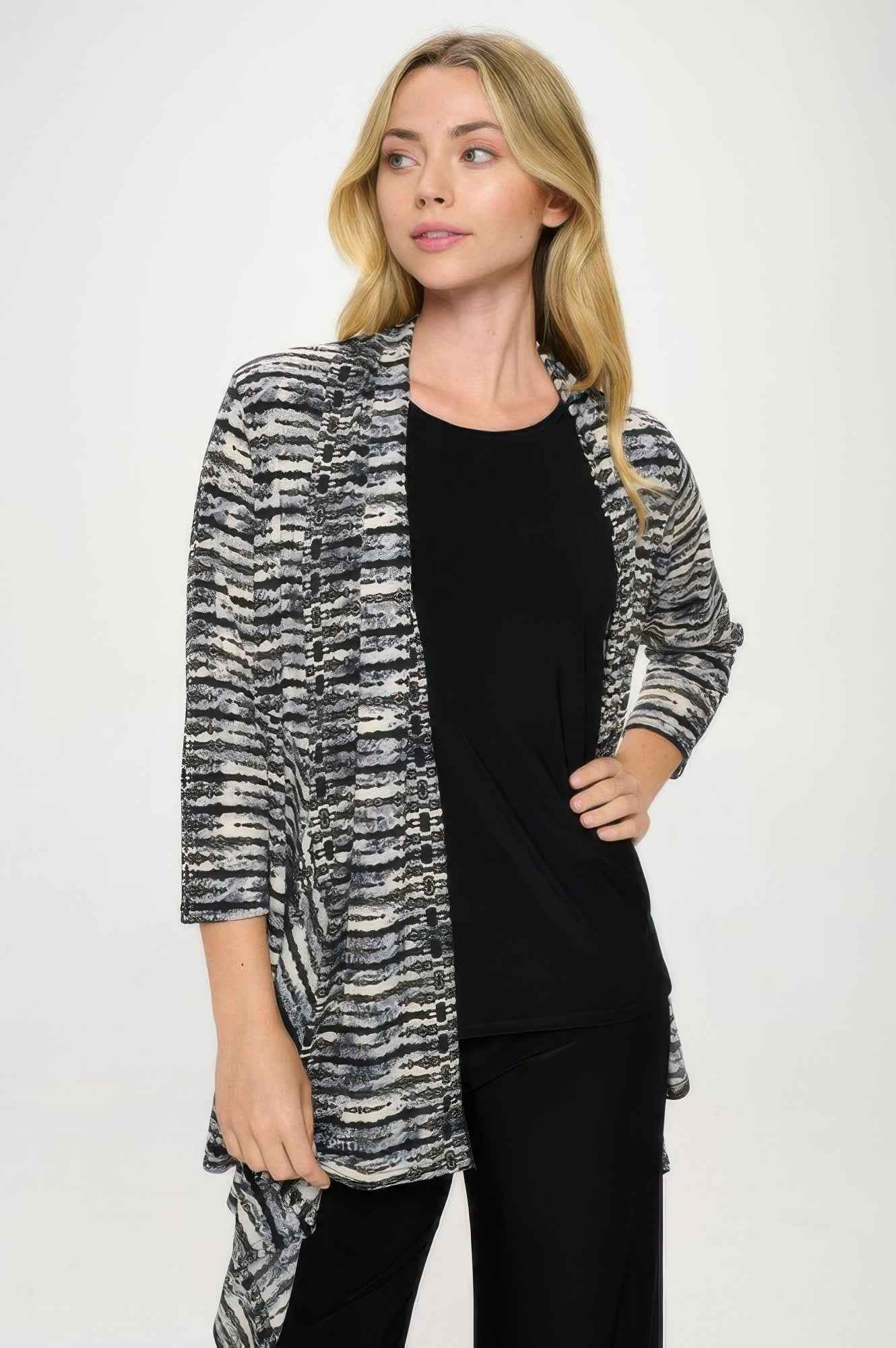 Ity Draped Wrap Jacket
