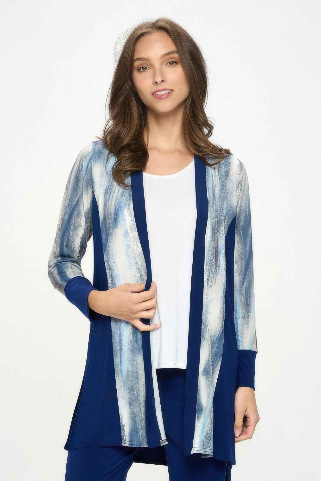 Ity Contrast Cardigan