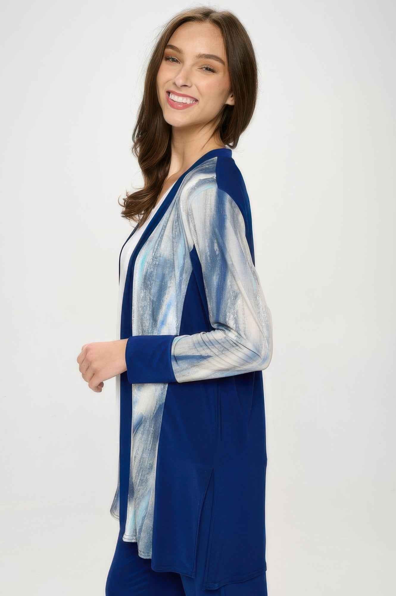 Ity Contrast Cardigan