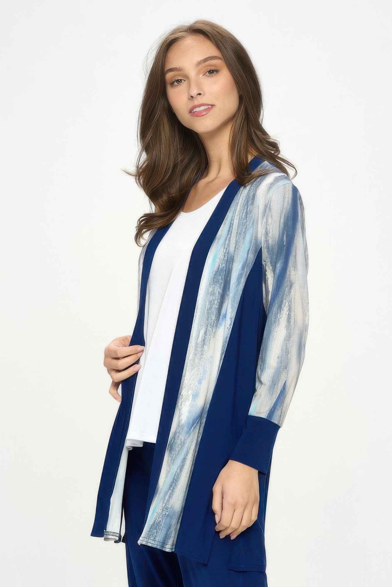 Ity Contrast Cardigan