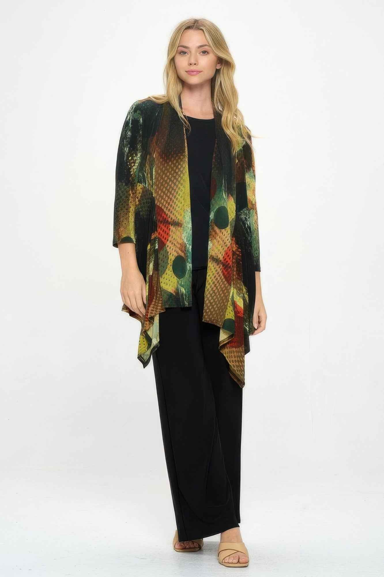 Ity Draped Wrap Jacket