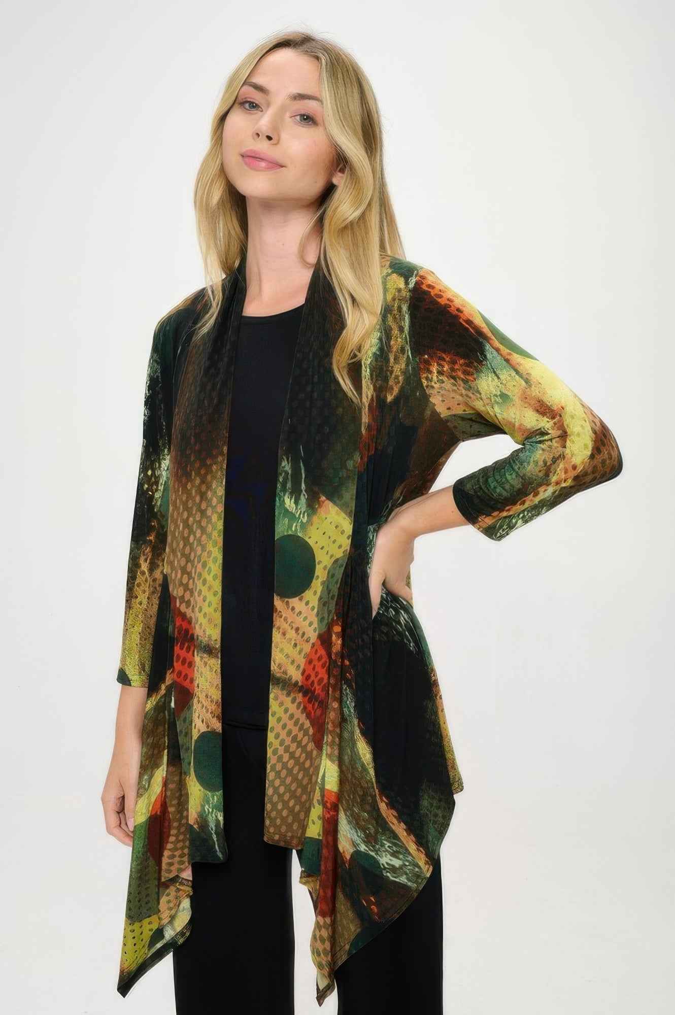 Ity Draped Wrap Jacket
