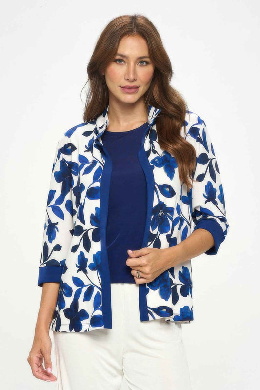 Damboru Print Contrast Jacket