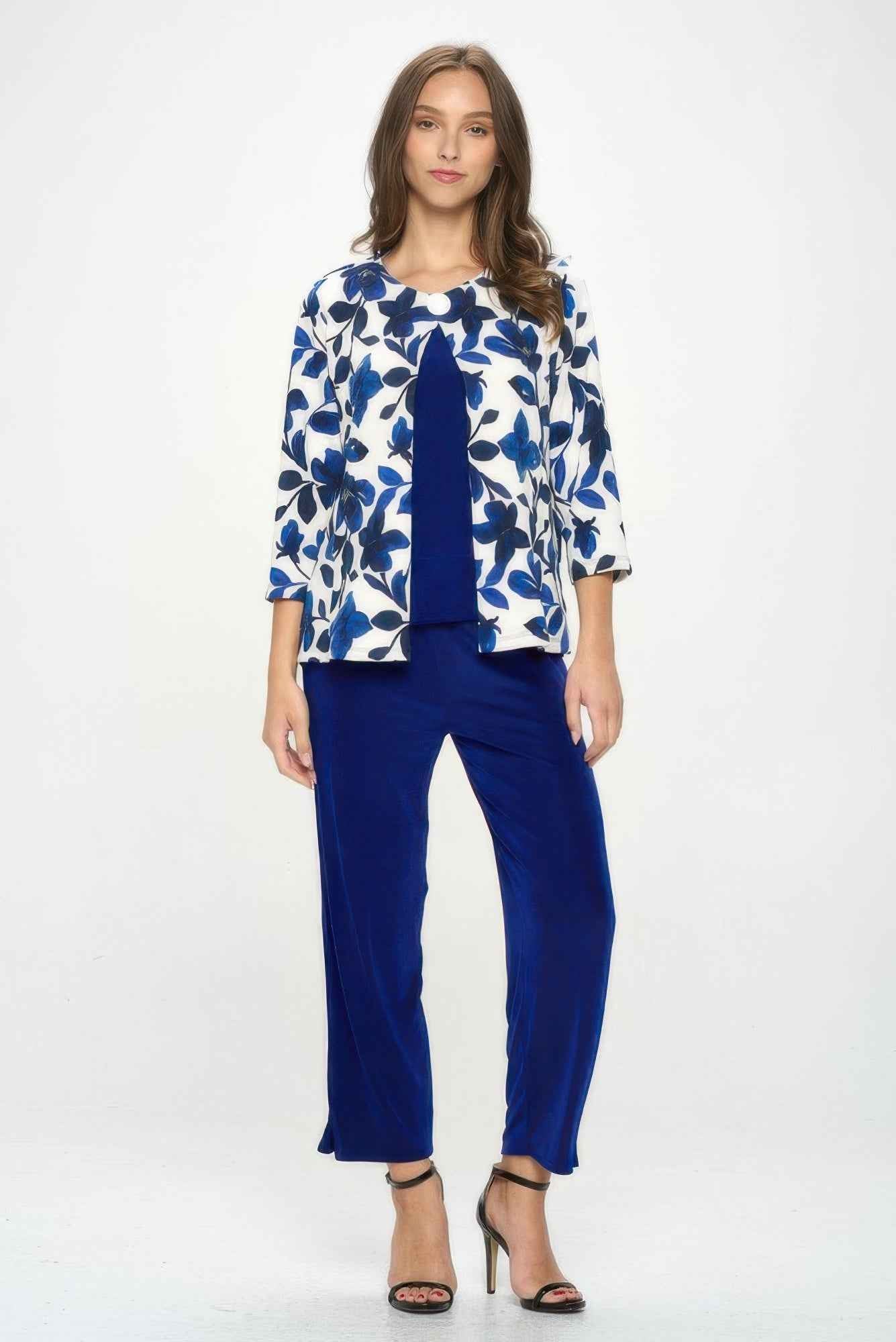 Damboru Print Button Jacket
