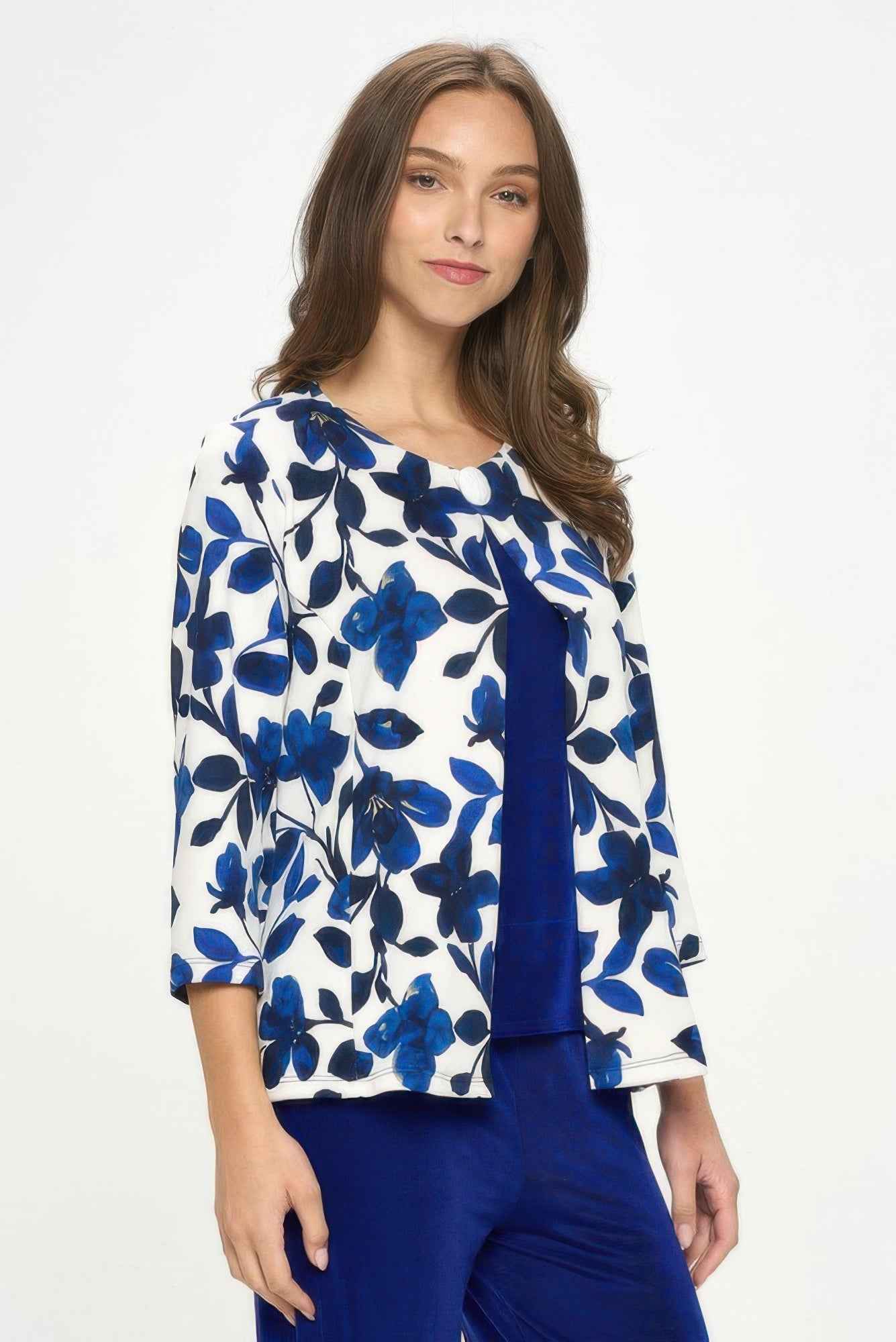 Damboru Print Button Jacket