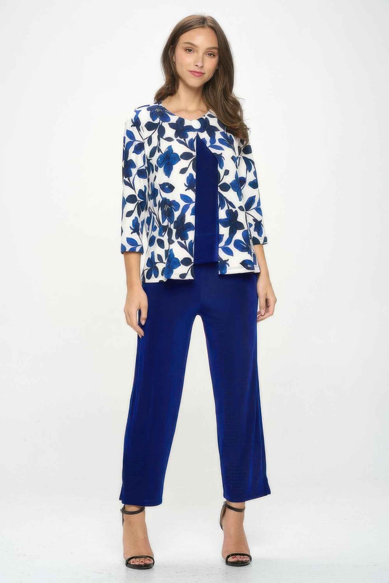 Damboru Print Button Jacket