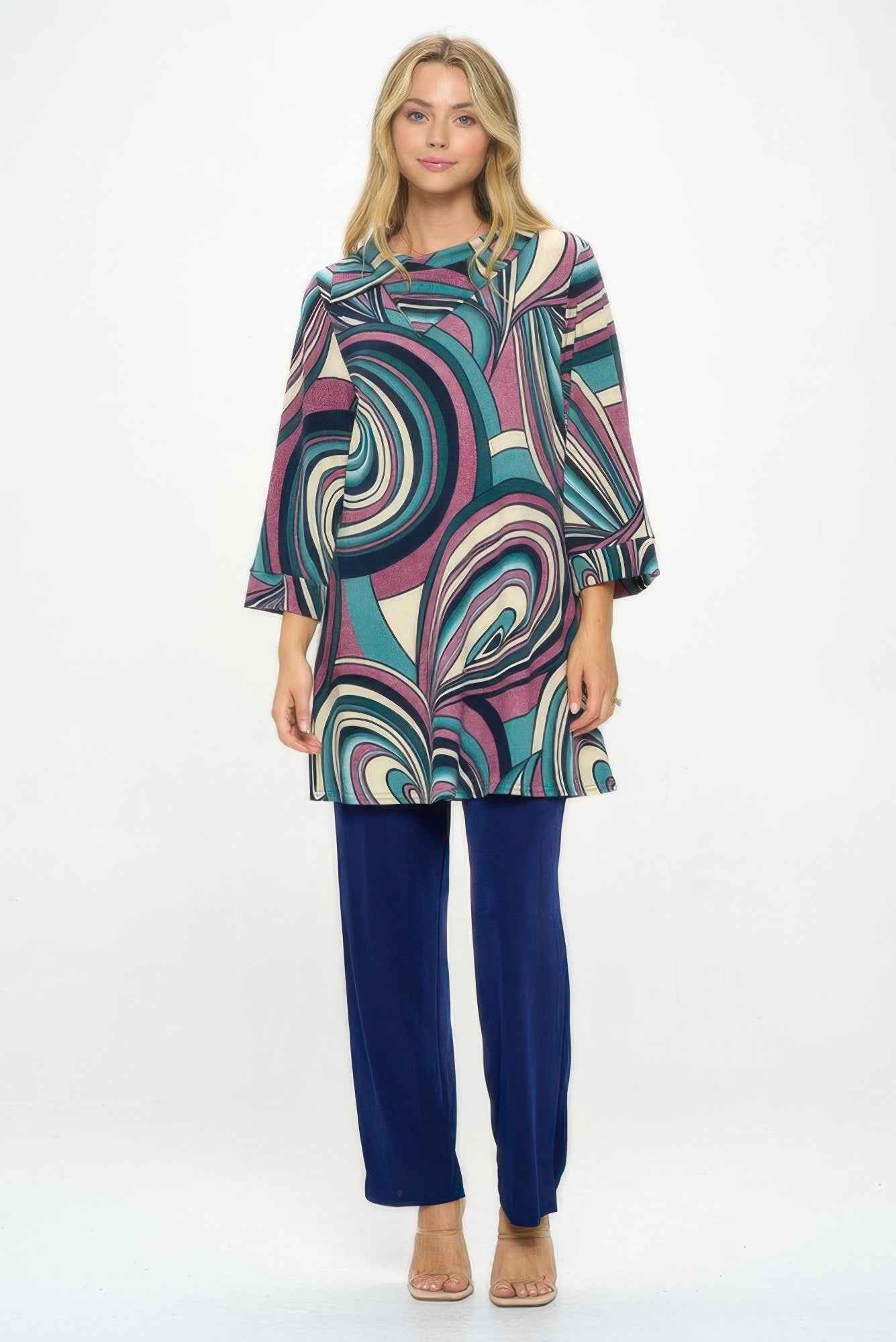 Split Neckline Tunic