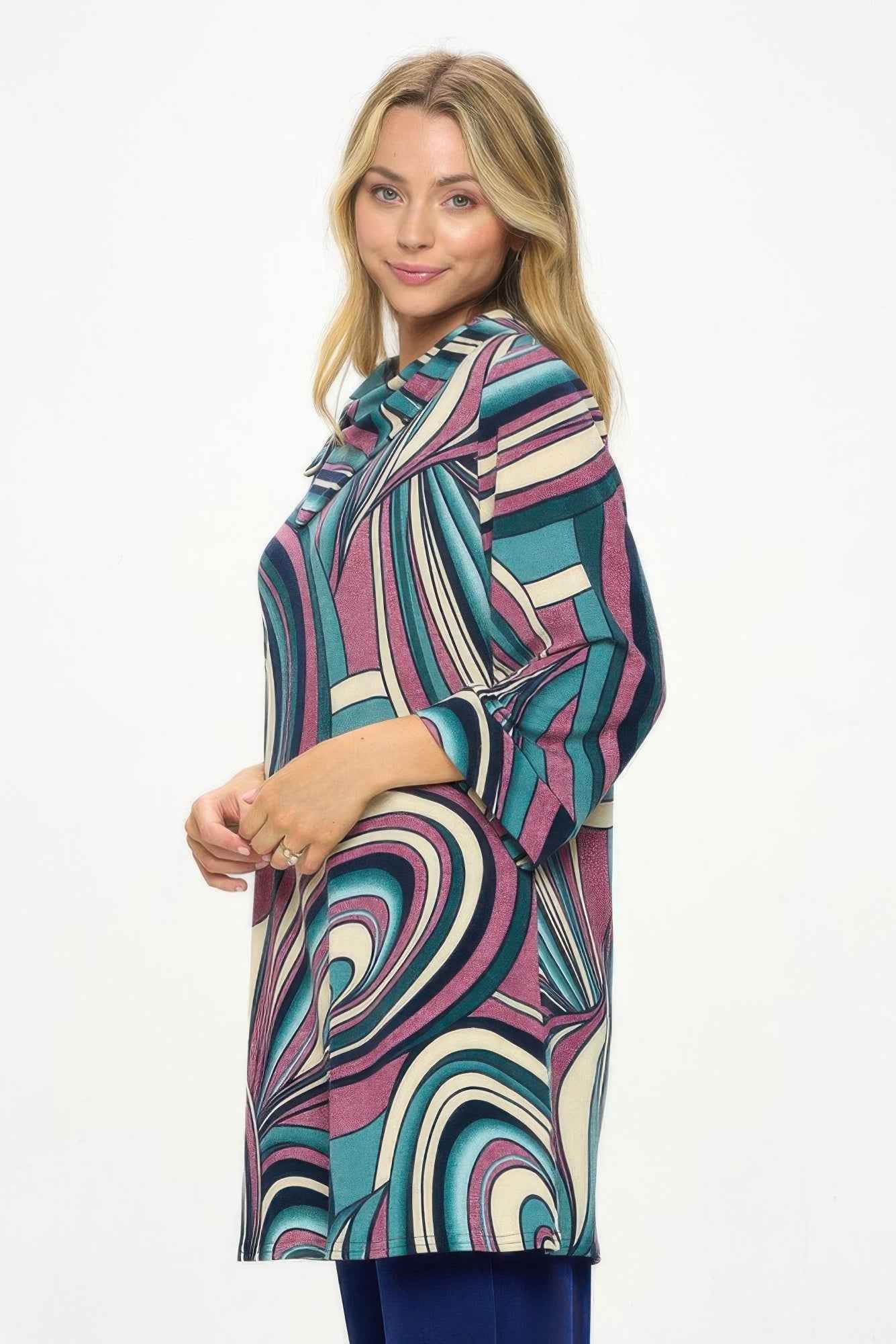 Split Neckline Tunic