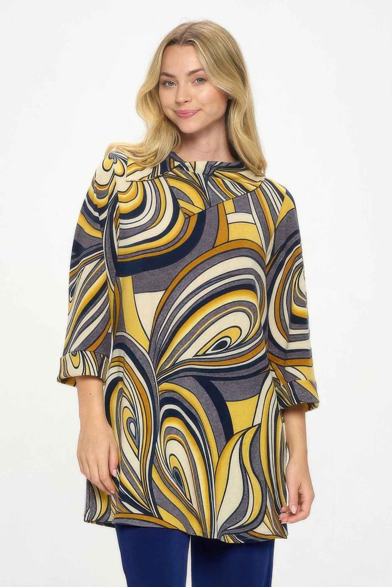 Split Neckline Tunic