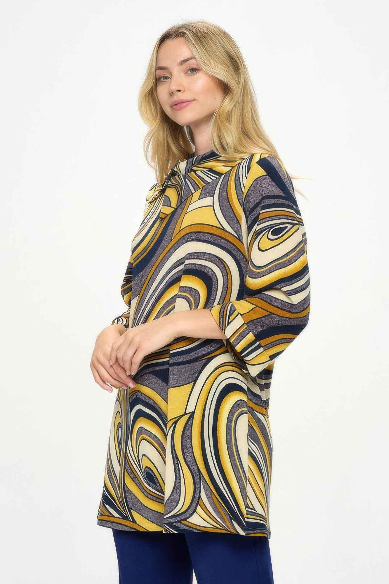 Split Neckline Tunic