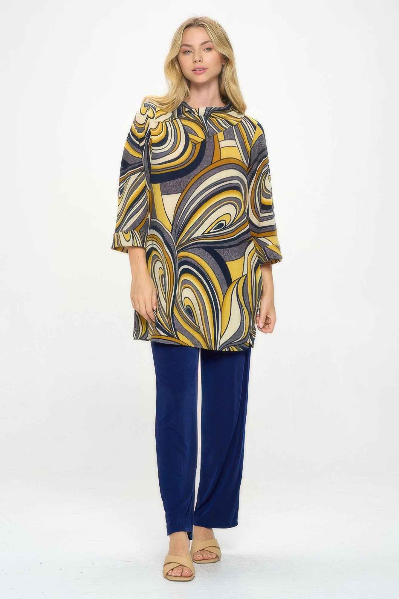 Split Neckline Tunic