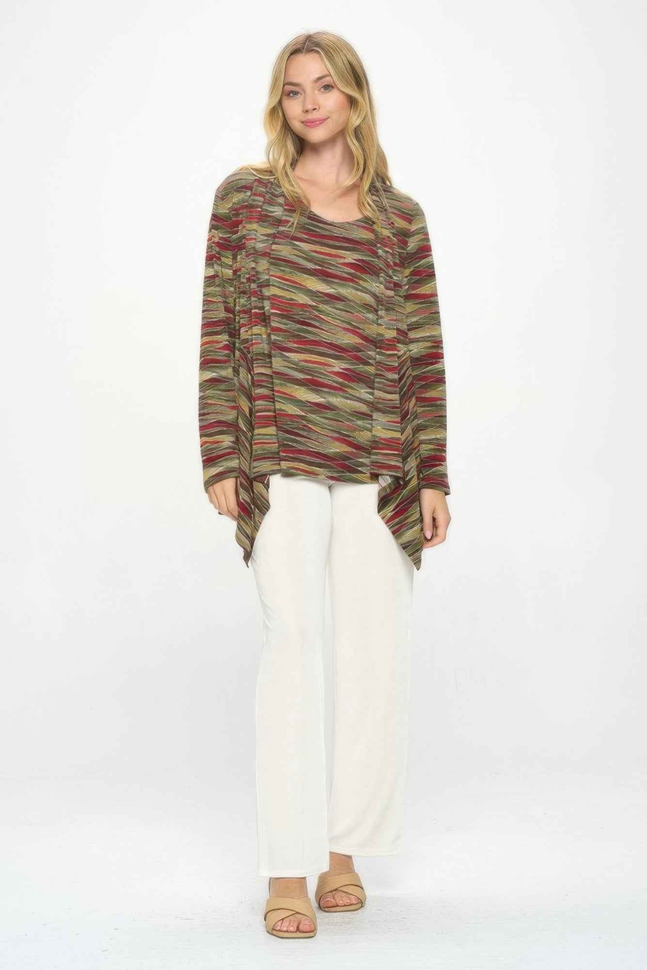 Mid Cut Print Jacket